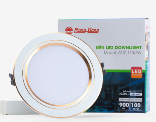 Đèn LED âm trần Downlight một màu - AT10 110/9W - Rạng Đông