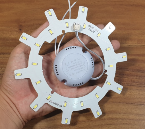 Giới thiệu Vỉ đèn Led tròn thay thế đèn ốp trần 12W