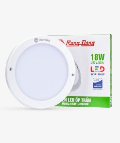 Đèn Led Ốp Trần Tròn 18W Rạng Đông