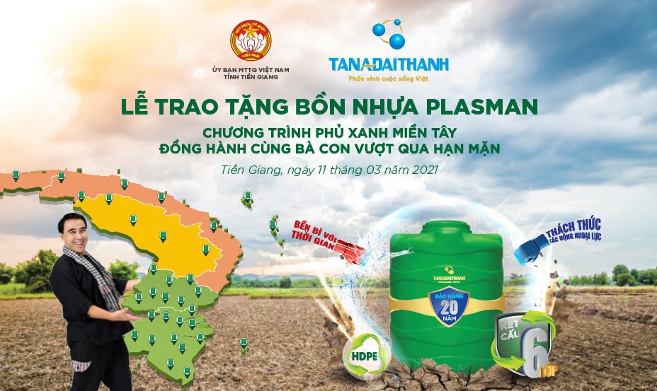 Nhận 2.000 bồn nhựa Plasman miễn phí từ Tân Á Đại Thành từ 11-3 đến 30-3-2021 1 Tân Á Đại Thành Tặng 2.000 Bồn Nhựa Plasman Cho Người Dân Vùng Hạn Mặn