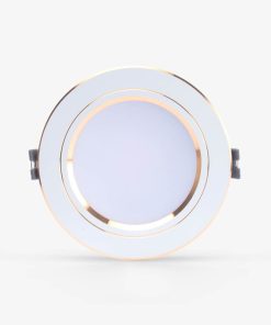 Đèn LED Âm Trần Downlight Đổi màu 7W Rạng Đông 5 Đèn LED Âm Trần Downlight Đổi màu 7W Viền Vàng