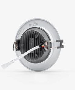 Đèn LED Âm Trần Downlight Đổi màu 7W Rạng Đông 7 Đèn LED Âm Trần Downlight Đổi màu 7W Viền Vàng