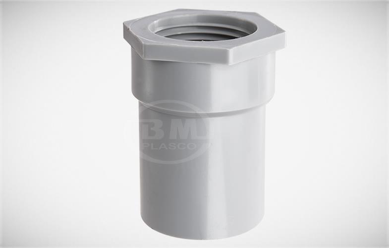 Nối gai trong nhựa Bình Minh PVC - Phi 42 gai trong 42 3 Nối gai trong nhựa Bình Minh PVC - Phi 27 gai trong 27