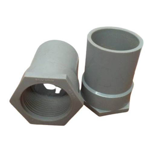 Nối gai trong 49 nhựa Bình Minh 1 Nối gai trong nhựa Bình Minh PVC - Phi 49 gai trong 49