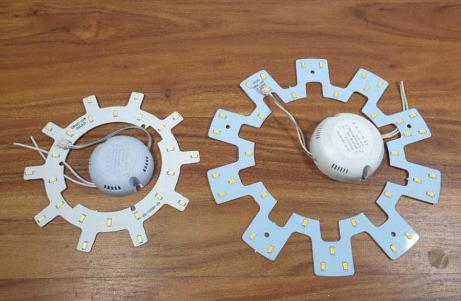 Vỉ đèn Led tròn thay thế đèn ốp trần 12W 2 Vỉ đèn Led tròn thay thế đèn ốp trần 12W - 18 W