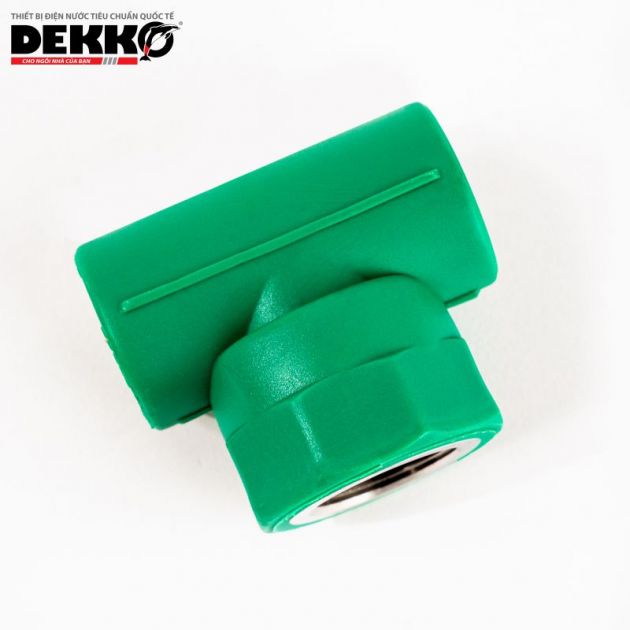 Tê ren trong 20/21 Dekko 1 Ba Chạc 90º (Tê) ren trong PPR Dekko