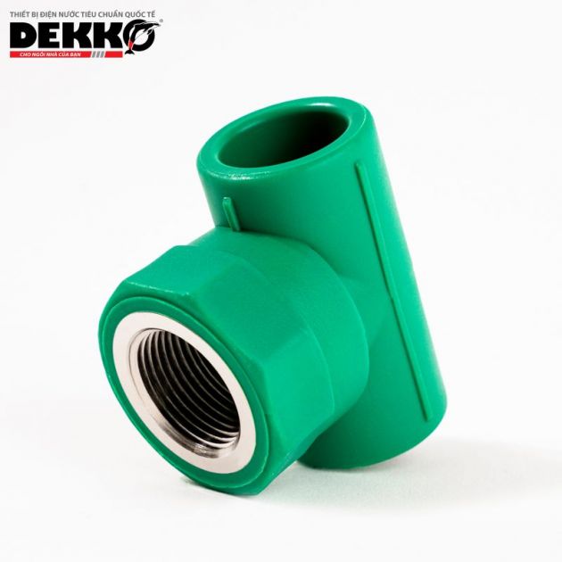 Tê ren trong 20/21 Dekko 3 Ba Chạc 90º (Tê) ren trong PPR Dekko