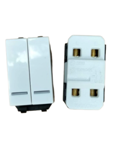 Công tắc đôi (kép) 1 chiều - Sino Vanlock - S18CCS/2 6 Cong tac doi kep 1 chieu Sino Vanlock S18CCS2 anh 2