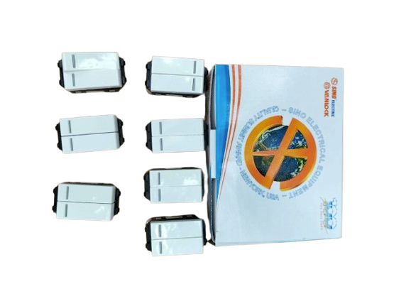 Công tắc đôi (kép) 1 chiều - Sino Vanlock - S18CCS/2 4 Công tắc đôi (kép) 1 chiều - Sino Vanlock - S18CCS/2