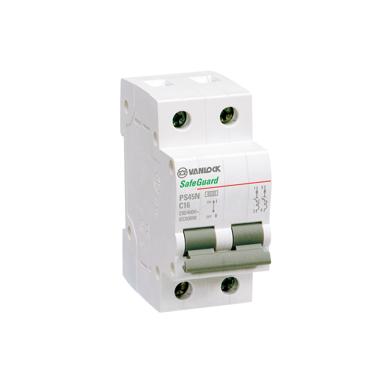 Cầu dao tự động MCB PS45N - 2 tép 20A - Sino Vanlock - PS45N/C2020 1 Cầu dao tự động MCB PS45N - 2 tép 20A - Sino Vanlock - PS45N/C2020
