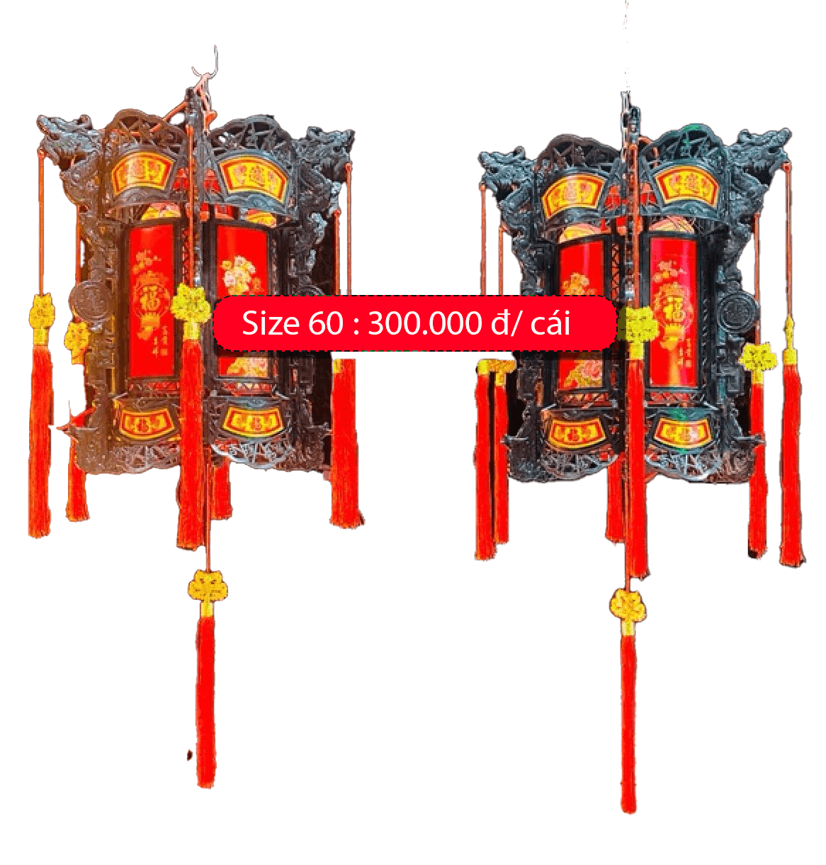 Lồng Đèn Xoay Lục Giác - Hội An - Size 50cm - đèn trang trí Tết năm Ất Tỵ 2025 1 Lồng Đèn Xoay Lục Giác - Hội An - Size 60 - đèn trang trí Tết